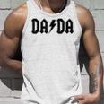 ロックンロール ダダ 父の日 新しいお父さんのために 彼のために ダダ タンクトップ 彼への贈り物