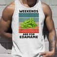 ヴィンテージ 枝豆 食べ物好き 週末は枝豆好きの人へ タンクトップ 彼への贈り物