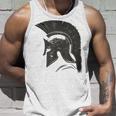 古代戦士ギリシャローマスパルタ兵士ヘルメットグラフィック タンクトップ 彼への贈り物