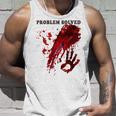 問題解決 血まみれのシャツ 血まみれのホラー タンクトップ 彼への贈り物