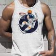 宇宙飛行士 バスケットボール 宇宙 ボール 惑星 銀河 タンクトップ 彼への贈り物
