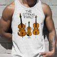 弦楽ファミリー、ヴァイオリン、チェロ、コントラバスミュージシャン面白い タンクトップ 彼への贈り物