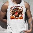 感謝祭 おもしろい 七面鳥巡礼者 軽くたたく 幸せな七面鳥の日 タンクトップ 彼への贈り物