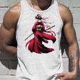 日本のサムライ フローラルウォリアーフラワー 桜 タンクトップ 彼への贈り物