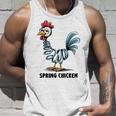春のチキンチキンポゴスティックファニーチキン タンクトップ 彼への贈り物