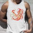 朱雀 不死鳥 火の鳥 フェニックス 漢字 イラスト バックプリント タンクトップ 彼への贈り物