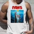 猫 ねこ 海 Paws アヒル タンクトップ 彼への贈り物