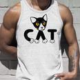猫 子猫 ハチワレ モノトーン 白 黒 かわいい ユニーク タンクトップ 彼への贈り物