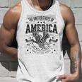 米国 アメリカン イーグル アメリカ国旗 パトリオット Usa バックプリント メンズ タンクトップ 彼への贈り物