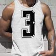 背番号 3 チーム短大スポーツ背番号付きユニフォーム タンクトップ 彼への贈り物