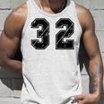 背番号 32 チーム短大スポーツ背番号付きユニフォーム タンクトップ 彼への贈り物