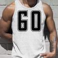 背番号 60 チーム短大スポーツ背番号付きユニフォーム タンクトップ 彼への贈り物