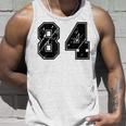 背番号 84 チーム短大スポーツ背番号付きユニフォーム タンクトップ 彼への贈り物