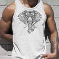 象のマンダラ、ヨガナマステエスニックシャーマン。 タンクトップ 彼への贈り物
