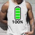 電池 100 フルバッテリー タンクトップ 彼への贈り物
