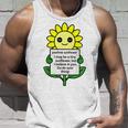 面白いひまわりおもちゃ ポジティブカード ポジティブヒマワリ タンクトップ 彼への贈り物