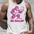 面白いゴリラ遊びバスケットボール ビッグボーラー マネースポーツ タンクトップ 彼への贈り物