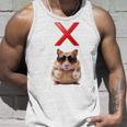 面白くて笑いたい人のためのxハムスター。 長袖tシャツ タンクトップ 彼への贈り物
