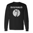 100年 バウハウス・スケール 1919年からのプロファイルデザイン ビンテージ 長袖Tシャツ ギフトのアイデア