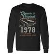 1978年生まれ ヴィンテージカー 47歳の誕生日 長袖Tシャツ ギフトのアイデア
