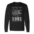 1981年クラシックカー生誕44周年 長袖Tシャツ ギフトのアイデア