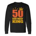 50歳の誕生日 王様 五十五十歳 長袖Tシャツ ギフトのアイデア
