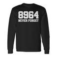 ホワイト 8964 Never Forgetelf-Defense 長袖Tシャツ ギフトのアイデア