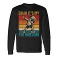 8歳の誕生日 軽くたたく少年 Bruh It's My 8Th Birthday 長袖Tシャツ ギフトのアイデア