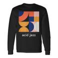 Acid Jazz ヴィンテージジャズミュージックバンド ミニマルtシャツ 長袖Tシャツ ギフトのアイデア
