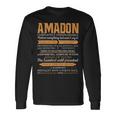 Amadon Completely Unexplainable Notices Everything But Won’T Say It Name Long Sleeve T-Shirt Gifts ideas