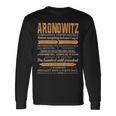 Aronowitz Completely Unexplainable Notices Everything But Won’T Say It Name Long Sleeve T-Shirt Gifts ideas