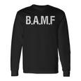 Bamf Bad To The Bone 総合格闘技オペレーターtシャツ 長袖Tシャツ ギフトのアイデア