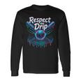 Baseball Drip For Boys Ice Cream Drip Youth Graphic Men Long Sleeve T-Shirt Gifts ideas