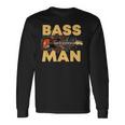 Bass Man 面白いバスプレーヤー ギタリスト ベーシスト ミュージシャン 長袖Tシャツ ギフトのアイデア