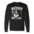 Berner And Chill バーニーズマウンテンドッグ 面白いグラフィックtシャツ 長袖Tシャツ ギフトのアイデア