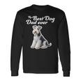 Best Dog Dad Ever ワイヤーフォックステリア 長袖Tシャツ ギフトのアイデア