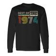 Best Of 1974 Classic Birthday 1974 Cassette Tapeintage 長袖Tシャツ ギフトのアイデア