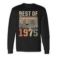 Best Of 1975 オールド・カセット 50歳の誕生日 レトロ 長袖Tシャツ ギフトのアイデア