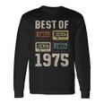 Best Of 1975 カセットテープ・レトロ 50歳の誕生日 長袖Tシャツ ギフトのアイデア