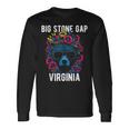 Bigtone Gap バージニア Usa クマと花のデザイン 長袖Tシャツ ギフトのアイデア