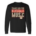 Bluegrass ミュージックギタープレーヤー 面白いバンジョー楽器 長袖Tシャツ ギフトのアイデア