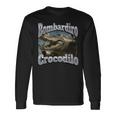Bombadiro Crocodilo 面白いイタリアンブレインロットミームグラフィック 長袖Tシャツ ギフトのアイデア