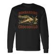 Bombardiro Crocodilo イタリアンブレインロットミーム 長袖Tシャツ ギフトのアイデア