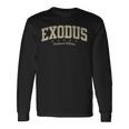 Books Of The Bible Exodus 旧約聖書 五芒星 長袖Tシャツ ギフトのアイデア