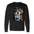 Boyero De Berna Con Gafas Deol Perro Dulce Camiseta de manga larga Ideas de regalos
