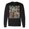 Brainrot Meme イタリアンブレイン 腐敗 イタリアンブレイン 長袖Tシャツ ギフトのアイデア