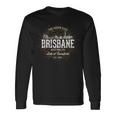 Brisbane Australia オーストラリアヴィンテージスタイルレトロブリスベン 長袖Tシャツ ギフトのアイデア