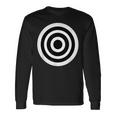 Bullseye ファニーブリティッシュラウンドダーツボード ブルズアイ 長袖Tシャツ ギフトのアイデア