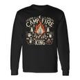 Campfire King おもしろキャンプギフト 焚き火 長袖Tシャツ ギフトのアイデア