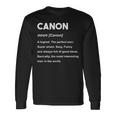 Canon ネームシャツ 長袖Tシャツ ギフトのアイデア